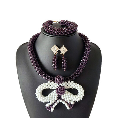 

New listing Champagne Color Womens Wedding Jewelry Sets African Crystal Beads Jewelry Set Bridal African Beads Jewelry Sets