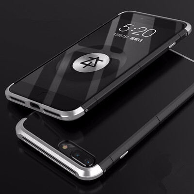 

Goowiiz Phone Case For Iphone 66s6 Plus6s Plus Luxury 3 in1 Metal PC Hard Hybrid Slim Back Case Full Protection