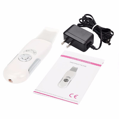 

Face Whitening Skin Cleaner Ultrasonic Face Pore Scrubber Facial Tighten Therapy Peeling Shovel Exfoliator Blackhead Removal Skin