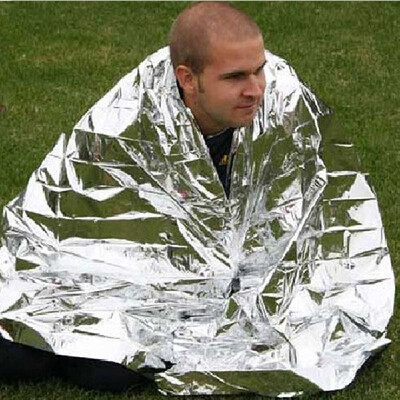 

210 130CM Emergency Blanket Survival Rescue Insulation Curtain Outdoor