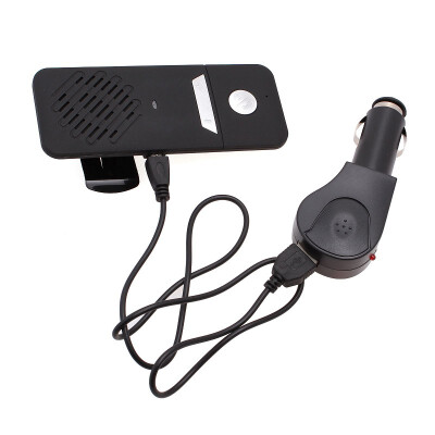 

New Bluetooth Multipoint Handsfree Car Speakerphone Kit +Charger For Cell Phone