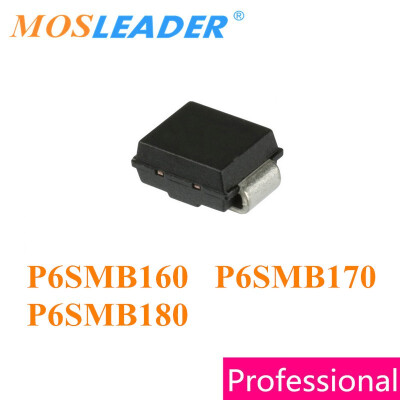 

Mosleader SMB 750PCS P6SMB160 P6SMB170 P6SMB180 P6SMB160A P6SMB160CA P6SMB170A P6SMB170CA P6SMB180A P6SMB180CA DO214AA