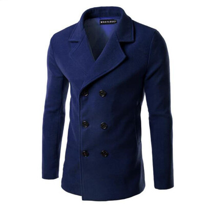 

Zogaa Mens Wind Fashion Double Breasted