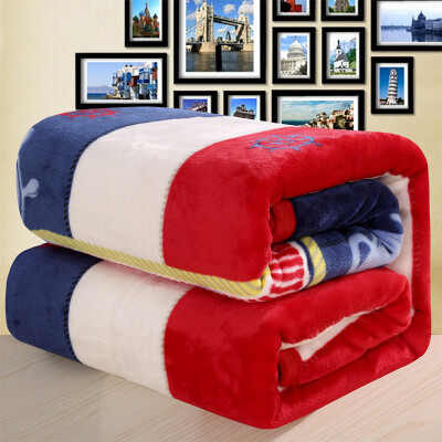 

Jiuzhou deer home mink felting blanket thick coral velvet blanket nap blanket towel was flannel covered blanket sail sail -15x2m