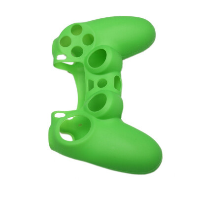 

1 PCS Silicone Rubber Skin Cover Protective Case for PS4 Controller Green