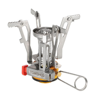 

Lixada Portable Lightweight Windproof Camping Gas Stove with Piezo Ignition
