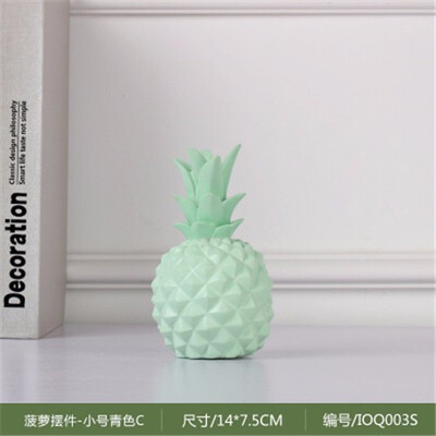 

Nordic ins resin pineapple Piggy Bank figurines bedroom personality decoration living room TV cabinet decorative ornaments
