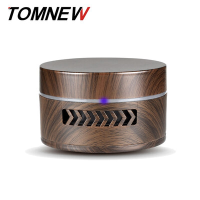 

TOMNEW Mini Aroma Diffuser Wood Grain Outlet Fragrance Car Perfume Essential Oil Diffuser Air Freshener Battery for Home or Car