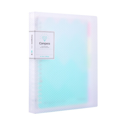 

Coix A5 50 sheets of 20-hole PP loose-leaf notepad notebook soft copy Compera diamond series C7105 emerald green