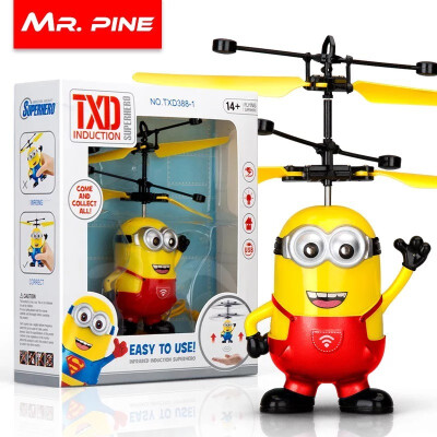 

Best selling levitation remote control aircraft small yellow man induction aircraft childrens toys