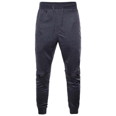 

2018 New Fashion Mens Casual Solid Color Long Pants Sports Pants Jogger Pants