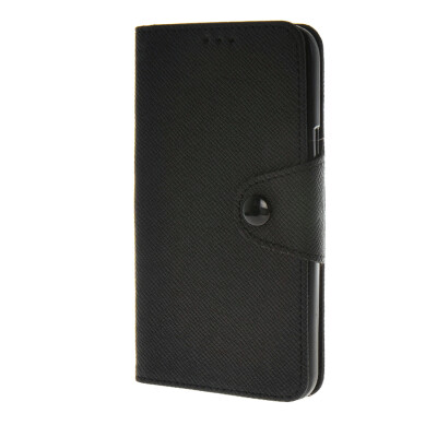 

MOONCASE Leather Side Flip Wallet Card Slot Pouch Stand Shell Back Case Cover for Samsung Galaxy E7 Black