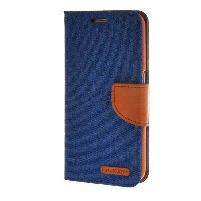 

MOONCASE Galaxy S6 , Leather Flip Wallet Card Holder Pouch Stand Back Case Cover for Samsung Galaxy S6 Dark blue