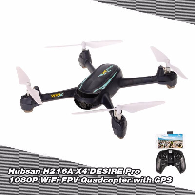 

Hubsan H216A X4 DESIRE Pro WiFi FPV With 1080P HD Camera Altitude Hold GPS RC Drone Quadcopter RTF