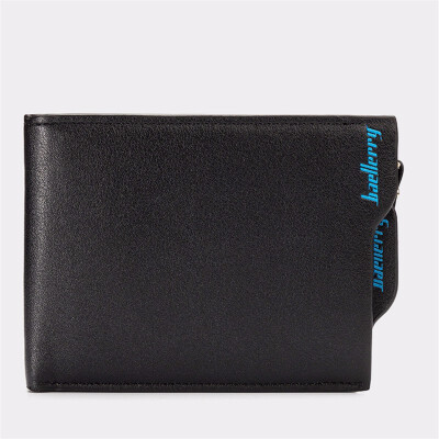 

New Men Zipper Wallet Short Multifunctional Card Holders Horizontal Purse