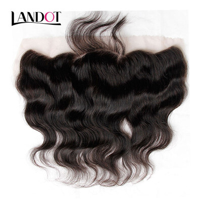 

Lace Frontal Closure Malaysian Body Wave Virgin Hair Closure Ear to Ear Size 13x4 Malaysian Remy Human Hair Closures Natural Color