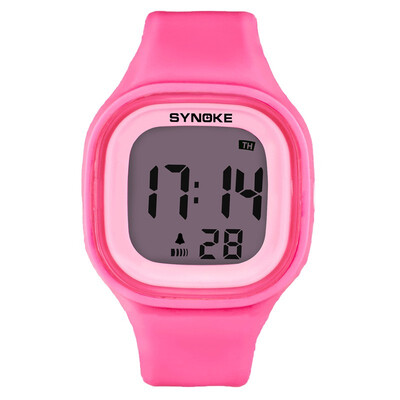 

Jelly Korean female student electronic watch female waterproof colorful luminous silicone electronic watch male