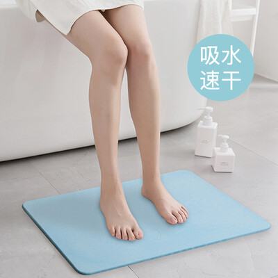 

Mercure guest natural diatomaceous earth bathroom absorbent mat 600390 blue dolphin anti-slip mat door pad water-absorbing quick-drying bathroom mat