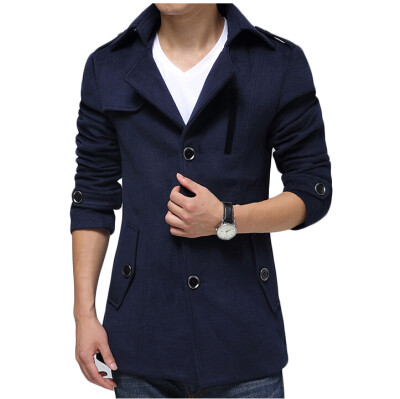 

Zogaa Autumn And Winter New Korean Mens Wind Slim Long