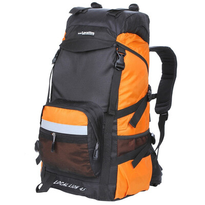 

LOCAL LION) 394 sports and leisure backpack travel bag 394 green 45L