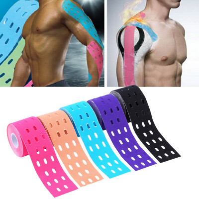 

1 Roll Punch Muscles Sports Care Elastic Physio Therapeutic Tape Adhesive