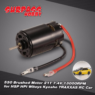 

SUPERPASS HOBBY 550 Brushed Motor 21T 74V 13000RPM for HSP HPI Wltoys Kyosho TRAXXAS RC Car