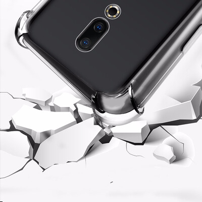 

for Meizu 16 M882Q WIERSS Anti-knock Phone Case for Meizu 16 Plus M892Q Transparent Back cover Case Fundas Capa Coque Etui