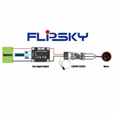 

FLIPSKY Anti-spark Switch for RC Drone Car Boat DIY Skateboard E-Bike Electric Vehicle