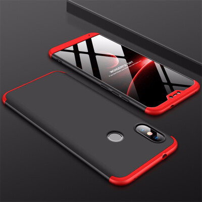 

Goowiiz Phone Case For Xiaomi Redmi 66 ProA2 Lite Fashion Color collision 360 Degree Coverage PC Full Protection