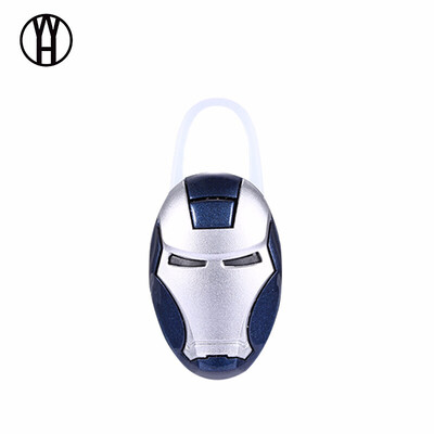 

Superman Stereo Music Earphone NEW Iron Man Bluetooth Wireless headphone Car Hands-free With Mic Cool Design For iOS Android