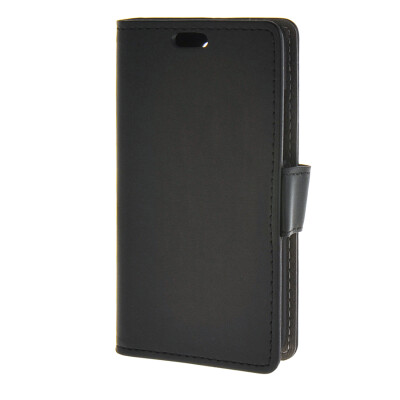 

MOONCASE Simple style Leather Wallet Flip Card Stand Back Case Cover for Huawei Ascend Y360 Black