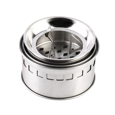 

Outdoor Portable Wood Burning Backpacking Emergency Survival BBQ Camping Stove