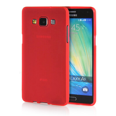 

MOONCASE Transparent Soft Flexible Silicone Gel TPU Skin Shell Back ЧЕХОЛ ДЛЯ Samsung Galaxy A5 Red