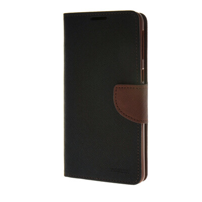 

MOONCASE Splice Color Leather Wallet Flip Card Slot Bracket Back Case Cover for HTC Desire 826 Black02