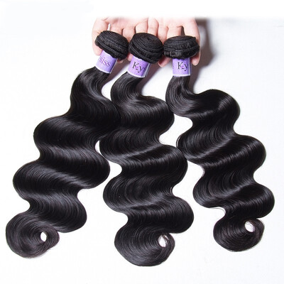 

UNice Hair Kysiss Virgin Series Body Wave Brazilian Hair Weave Bundles 100 Human Hair 3 Bundles 8-30inch Natural Color