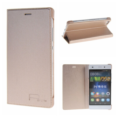 

MOONCASE Huawei Ascend P8 Lite ЧЕХОЛ ДЛЯ Premium PU Leather Pouch Flip Gold