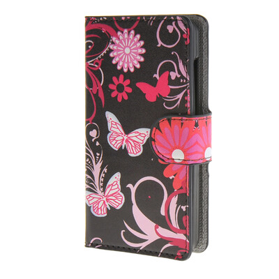 

MOONCASE Butterfly style Leather Wallet Flip Card Slot Stand Pouch Case Cover for Microsoft Lumia 430 A04