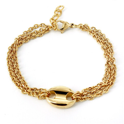 

Multi-Layer Thin Twist Link Chain Bracelet