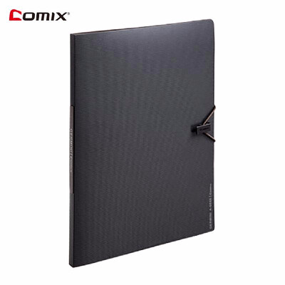 

Comix Portable A4 File Folder with 20 Pockets Documents Paper Organizer Holder for Business Office School Students Supplies
