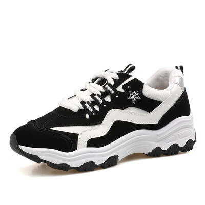 

2018 Winter Women Outdoor Sport Running Shoes Lace Up New Arrival Brand Sneakers Plus Size Anti Collision Suede Shoes Size 35-40