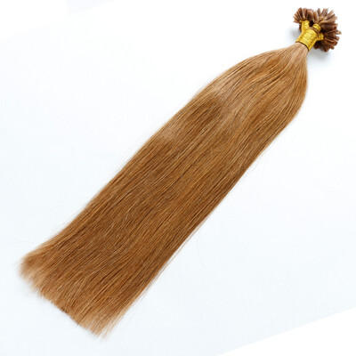 

BHF HAIR Fusion hair extensions Pre Bonded Nail U Tip Real Human Hair Extensions Platinum Blonde Color 1gs 20g pack