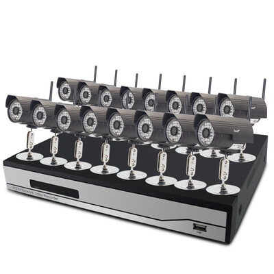 

EasyN NVR-1-A16 16PCS 106V HD Megapixel 720P Outdoor Waterproof Night Vision Wifi IP Camera