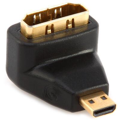 

Shanze (SAMZHE) ZH-07 HDMI female micro-MICRO HDMI convertible head Micro HDMI to HDMI male to female adapter small turn large