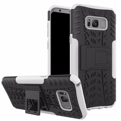 

Goowiiz Phone Case For Samsung Galaxy S8S8 Plus Armor Tire Texture Rugged Protection PCTPU Silicone