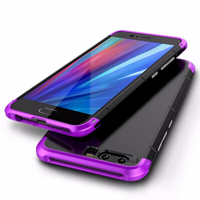 

Goowiiz Phone Case For Huawei P10P10 Plus Luxury 3 in1 Metal PC Hard Hybrid Slim Back Case Full Protection