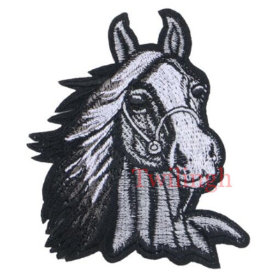 

1 Pc Badge Horse Patches Iron-on Sew-on Embroidery Patch Motif Applique Garment Children Women DIY Clothes Sticker Wedding Party