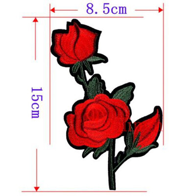 

1 Pcs New Flower Patches Embroidered Patch 3D Stickers Sewing Motif Applique Clothing Repair Fabric DIY Clothes Wedding Patches