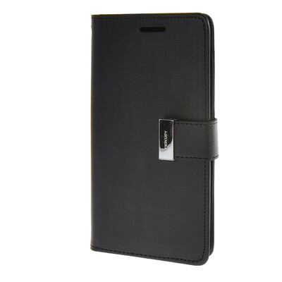

MOONCASE чехол для Asus Zenfone 5 Flip Leather Wallet Card Slot Bracket Back Cover Black