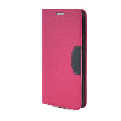 

MOONCASE Leather Side Flip Wallet Card Slot Pouch Stand Slim Back Case Cover for Samsung Galaxy A7 Hot pink