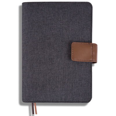 

kinza hand book A6 hand notes notebook stationery notebook diary linen gray DTB6119